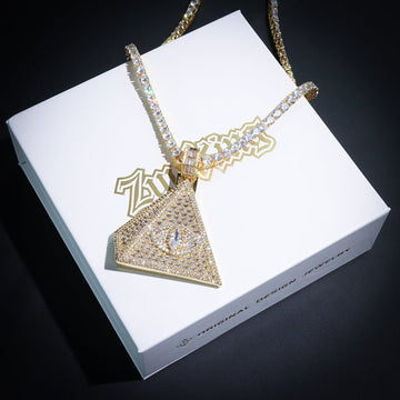 18k Gold Egyptian Eye Pendant ZUU KING